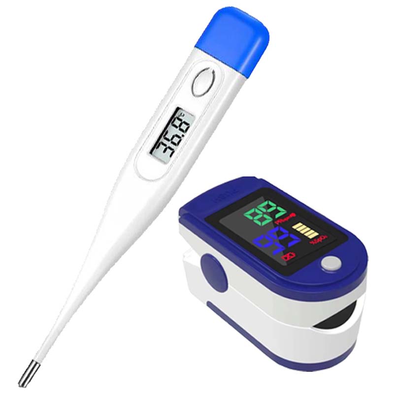 Pulse Oximeter - Termometro Digitale Preciso per Lettura della
