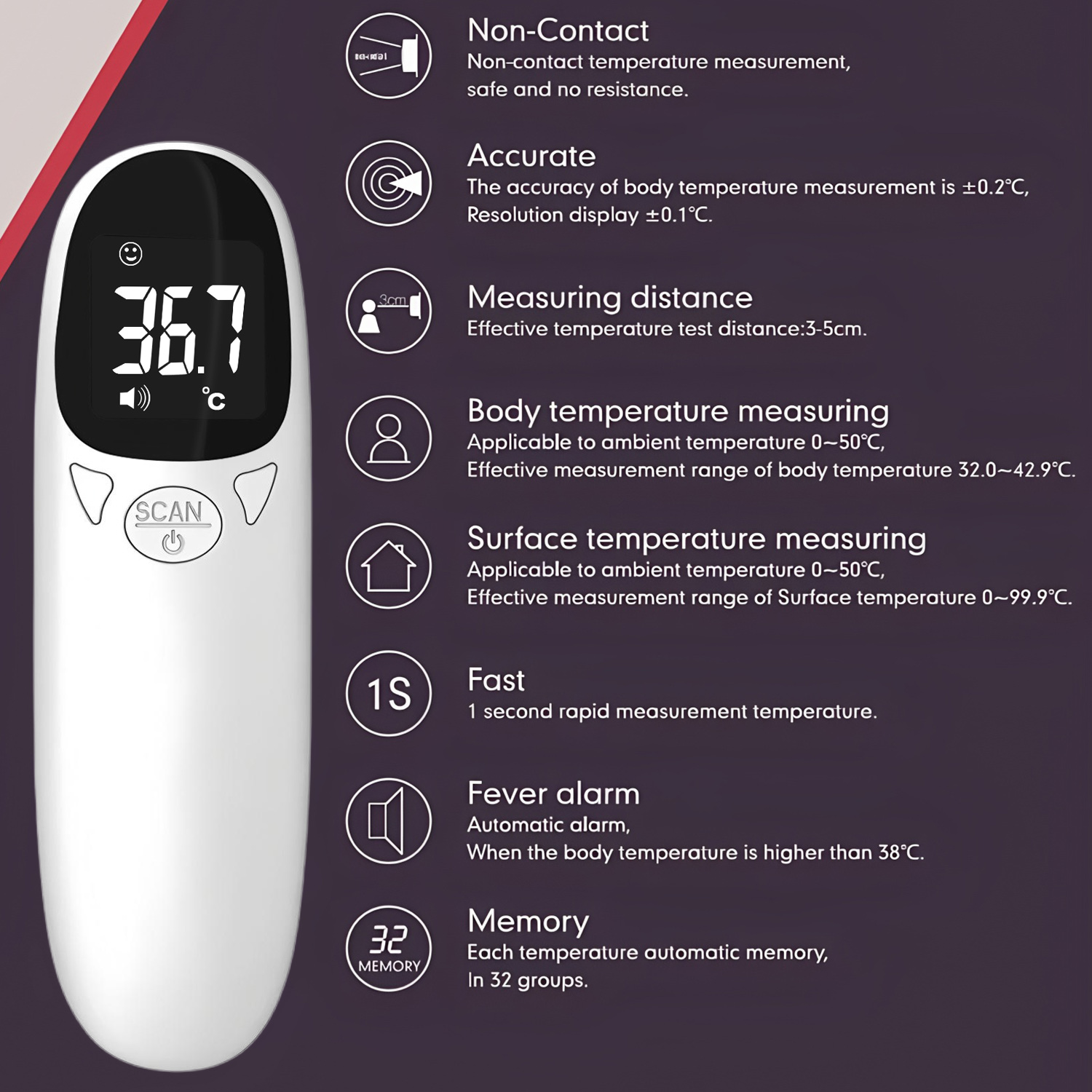 Termometro Medico a Infrarossi - Pulse Oximeter recensione e prezzo